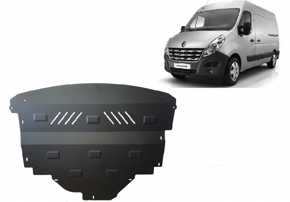 Acél motor, sebességváltó, hűtő, első lökhárító védőlemez Renault Master 3