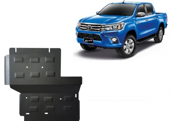 Acél differenciálmű, részecskeszűrő védőlemez Toyota Hilux Revo