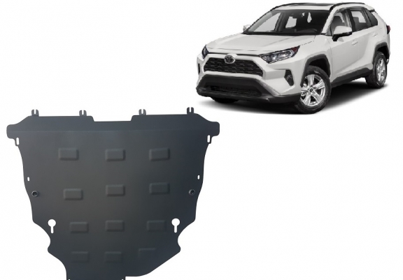 Acél motor, sebességváltó, hűtő, első lökhárító védőlemez Toyota Rav4