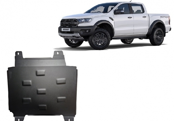 Acél kapcsolószekrény védőlemez Ford Ranger Raptor