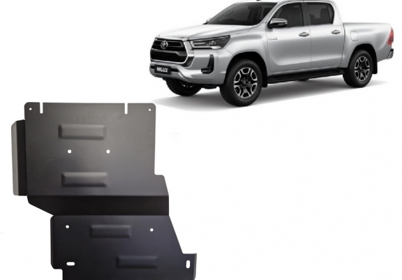 Acél differenciálmű, részecskeszűrő védőlemez Toyota Hilux Invincible