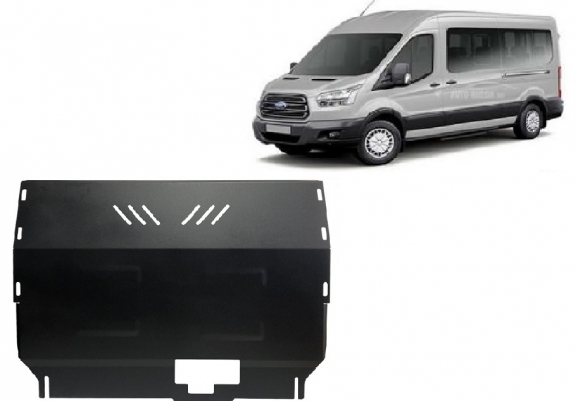 Acél motor, sebességváltó, hűtő, első lökhárító védőlemez Ford Transit