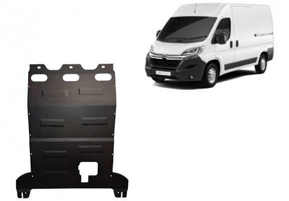 Acél motor, kapcsolószekrény, hűtő védőlemez Citroen Jumper