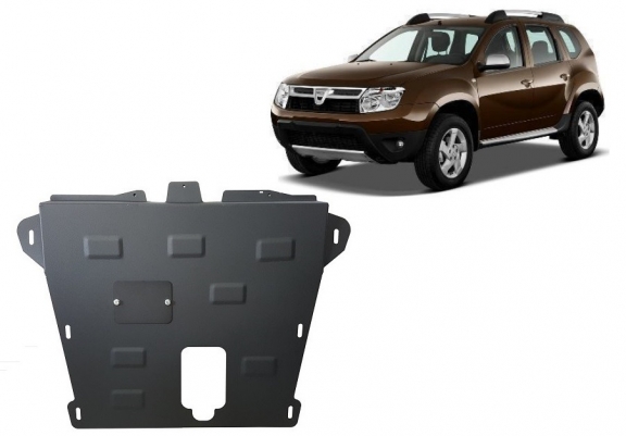 Acél motor, kapcsolószekrény védőlemez Dacia Duster