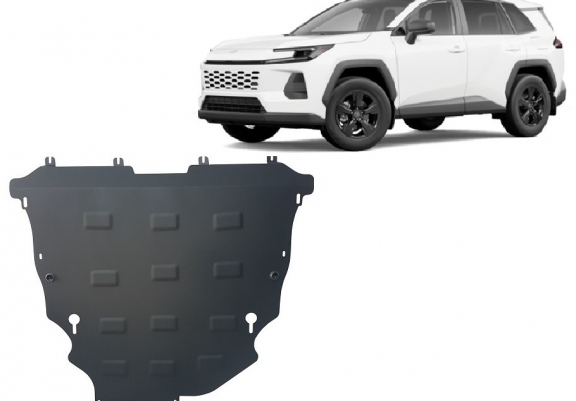 Acél motor, sebességváltó, hűtő, első lökhárító védőlemez Toyota Rav4