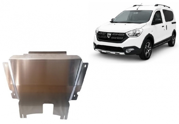Aluminium motor, kapcsolószekrény védőlemez DACIA Dokker Stepway