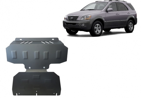 Acél motor, hűtő védőlemez Kia Sorento