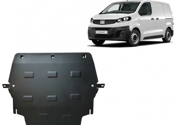 Acél motor, kapcsolószekrény, hütő védőlemez Fiat Scudo