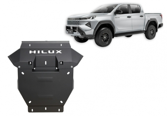Motor, karter- védő acéllemez Toyota Hilux
