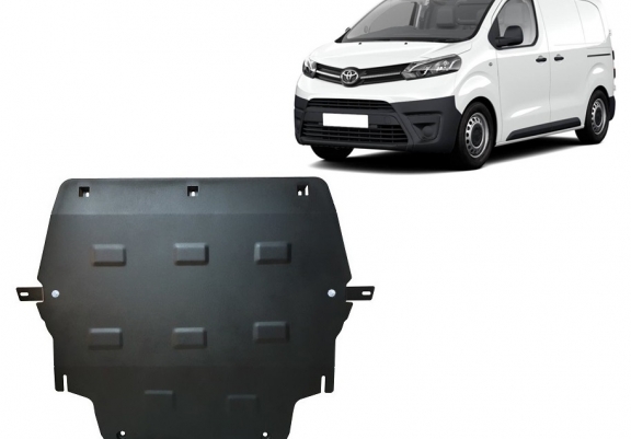 Acél motor, kapcsolószekrény, hűtő védőlemez Toyota Proace