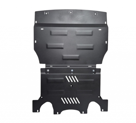 Acél motor, hűtő védőlemez Porsche Macan