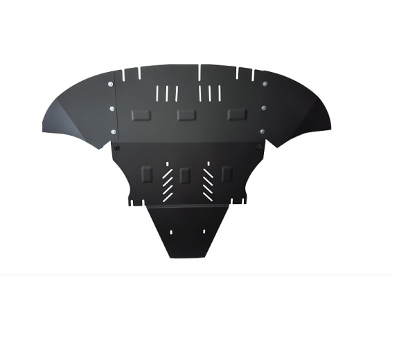 Acél motor, sebességváltó, hűtő, első lökhárító védőlemez Audi A6 - oldallal