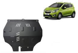 Acél motor, kapcsolószekrény, hűtő védőlemez Chevrolet Spark