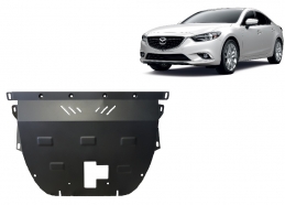 Acél motor, kapcsolószekrény, hűtő védőlemez Mazda 6