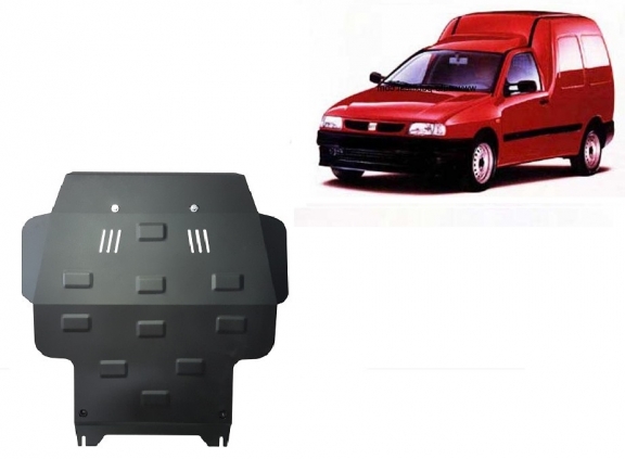 Acél motor, kapcsolószekrény, hűtő védőlemez Seat Inca