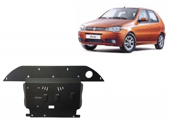 Acél motor, kapcsolószekrény védőlemez Fiat Palio