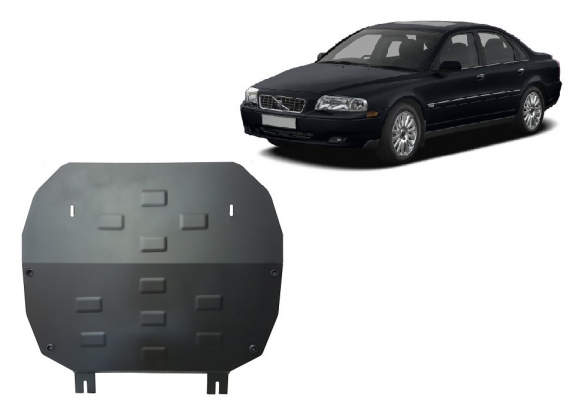 Acél motor, kapcsolószekrény, hűtő védőlemez Volvo S80