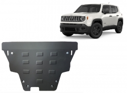 Acél motor, sebességváltó, hűtő, első lökhárító védőlemez Jeep Renegade