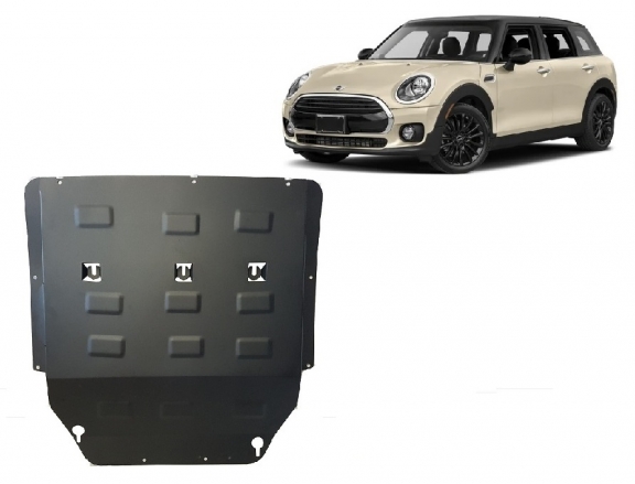 Acél motor, kapcsolószekrény, hűtő védőlemez Mini Clubman