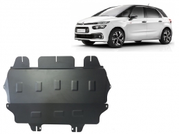 Acél motor, kapcsolószekrény, hűtő védőlemez Citroen C4 Picasso