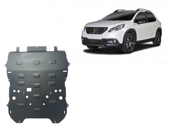 Acél motor, sebességváltó, hűtő, első lökhárító védőlemez Peugeot 3008