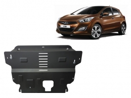 Acél motor, kapcsolószekrény védőlemez Hyundai i30
