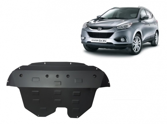 Acél motor, kapcsolószekrény védőlemez Hyundai IX35