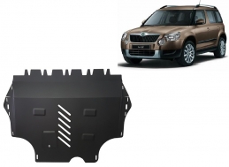 Acél motor, kapcsolószekrény védőlemez Skoda Yeti
