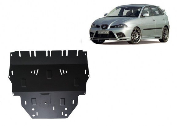Acél motor, kapcsolószekrény, hűtő védőlemez Seat Ibiza
