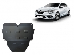 Acél motor, kapcsolószekrény védőlemez Renault Megane 4