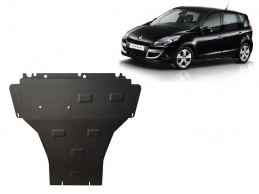 Acél motor, kapcsolószekrény védőlemez Renault Scenic 3