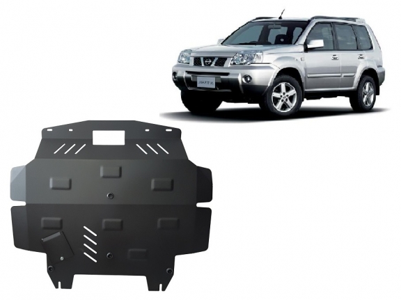 Acél motor, kapcsolószekrény, hűtő védőlemez Nissan X-Trail T30