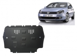 Acél motor, kapcsolószekrény, hűtő védőlemez VW Golf 6