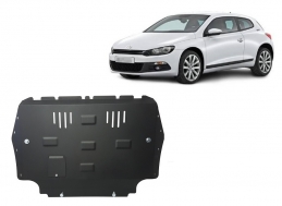 Acél motor, kapcsolószekrény, hűtő védőlemez Volkswagen Scirocco