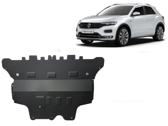 Acél motor, sebességváltó, hűtő, első lökhárító védőlemez Volkswagen T-Roc