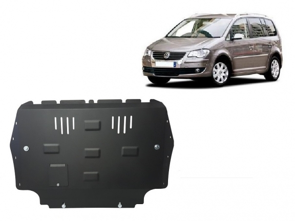 Acél motor, kapcsolószekrény, hűtő védőlemez Volkswagen Touran