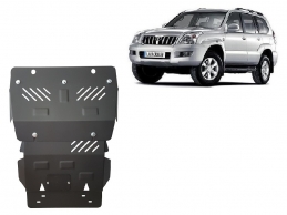 Acél motor, hűtő védőlemez Toyota Land Cruiser J120
