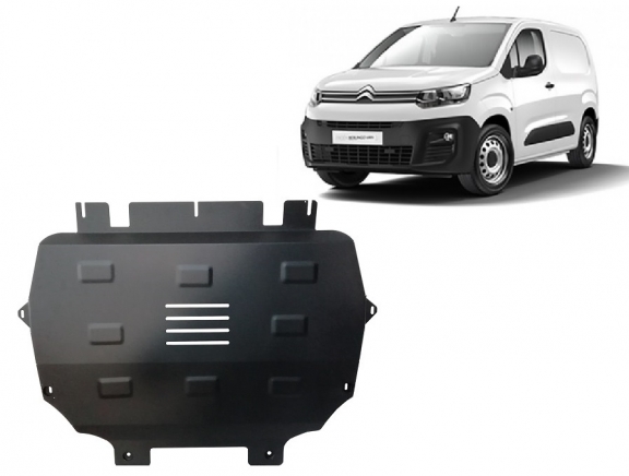 Acél motor, kapcsolószekrény, hűtő védőlemez Citroen Berlingo
