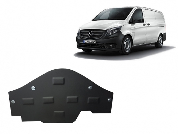 Acél EGR, STOP&GO rendszer védőlemez Mercedes Vito W447 4x2, 1.6 D