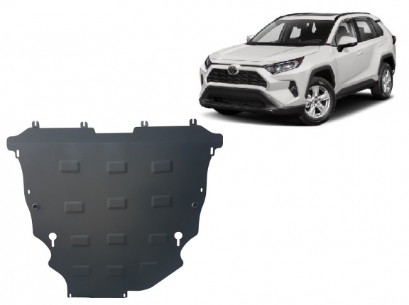 Acél motor, sebességváltó, hűtő, első lökhárító védőlemez Toyota Rav4