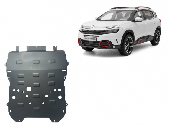 Acél motor, sebességváltó, hűtő, első lökhárító védőlemez Citroen C5 Aircross