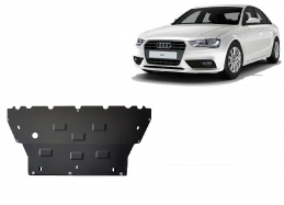 Acél motor, hűtő védőlemez Audi A4 B9 All Road