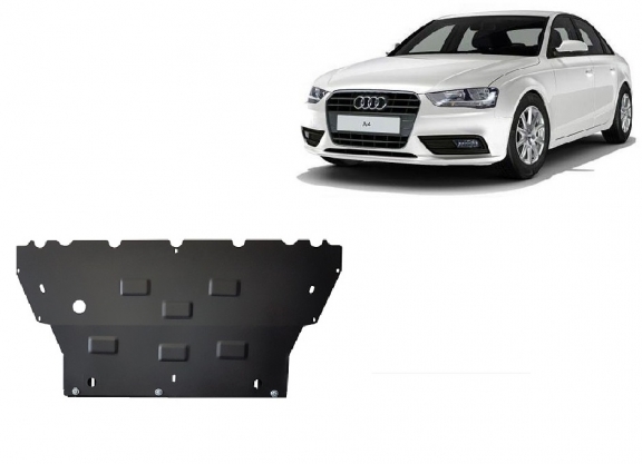 Acél motor, hűtő védőlemez Audi A4 B9 All Road