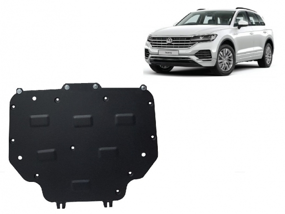 Acél kapcsolószekrény védőlemez VW Touareg