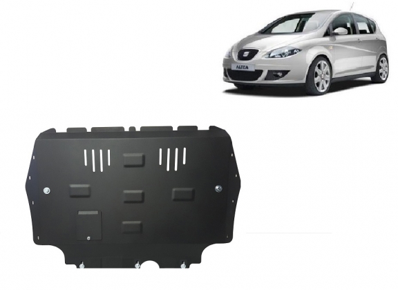 Acél motor, kapcsolószekrény, hűtő védőlemez Seat Altea