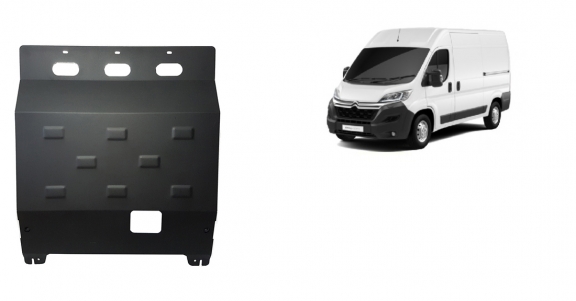 Acél motor, kapcsolószekrény, hütő védőlemez Citroen Jumper