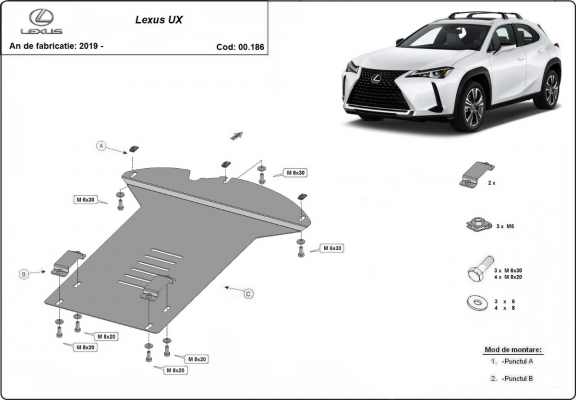 Katalizátor lopásgátló (CAT/LOCK) Lexus UX