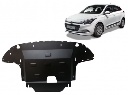 Acél motor, kapcsolószekrény, hűtő védőlemez Hyundai i20