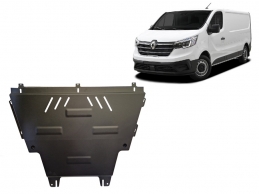Acél motor, sebességváltó, hűtő, első lökhárító védőlemez Renault Trafic
