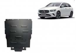 Acél motor, kapcsolószekrény, hűtő védőlemez Mercedes CLA C118